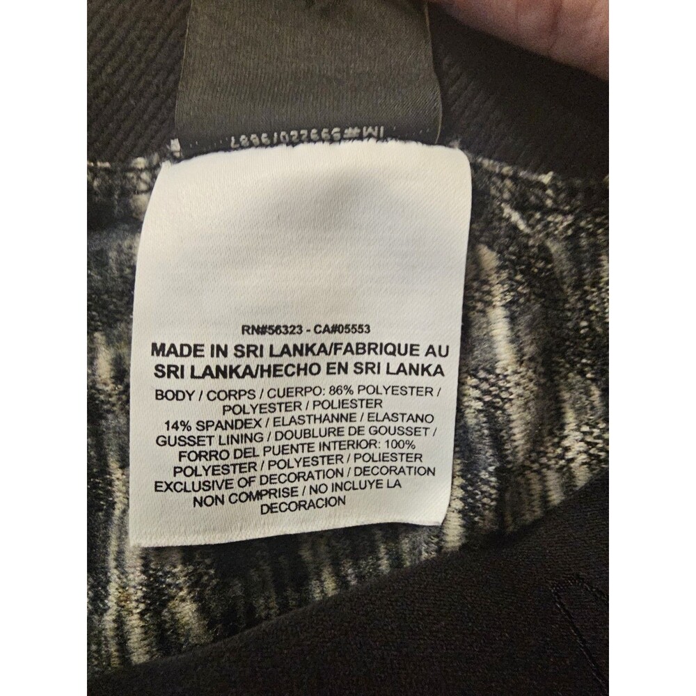 Nike Pro HyperWarm Leggings Womens Medium M Space Dye Gray Black Thermal EUC - Picture 8 of 9